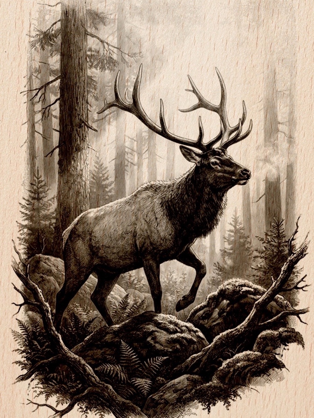 Handmade Elk Decor